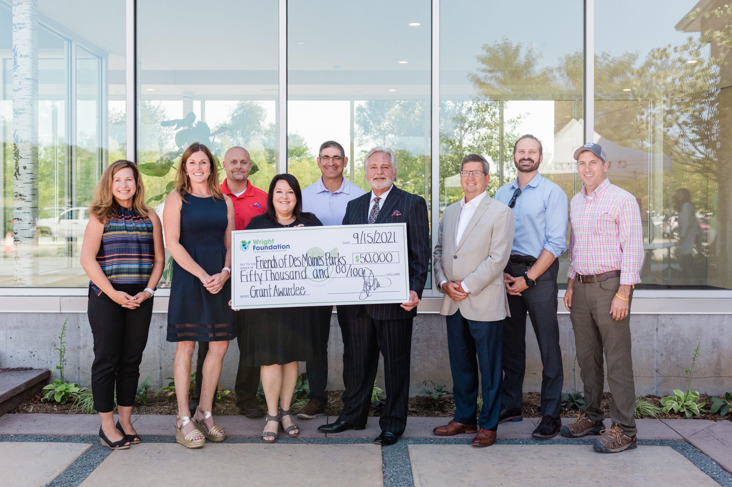 WFSI Friends of DM Parks Check Presentation Resized