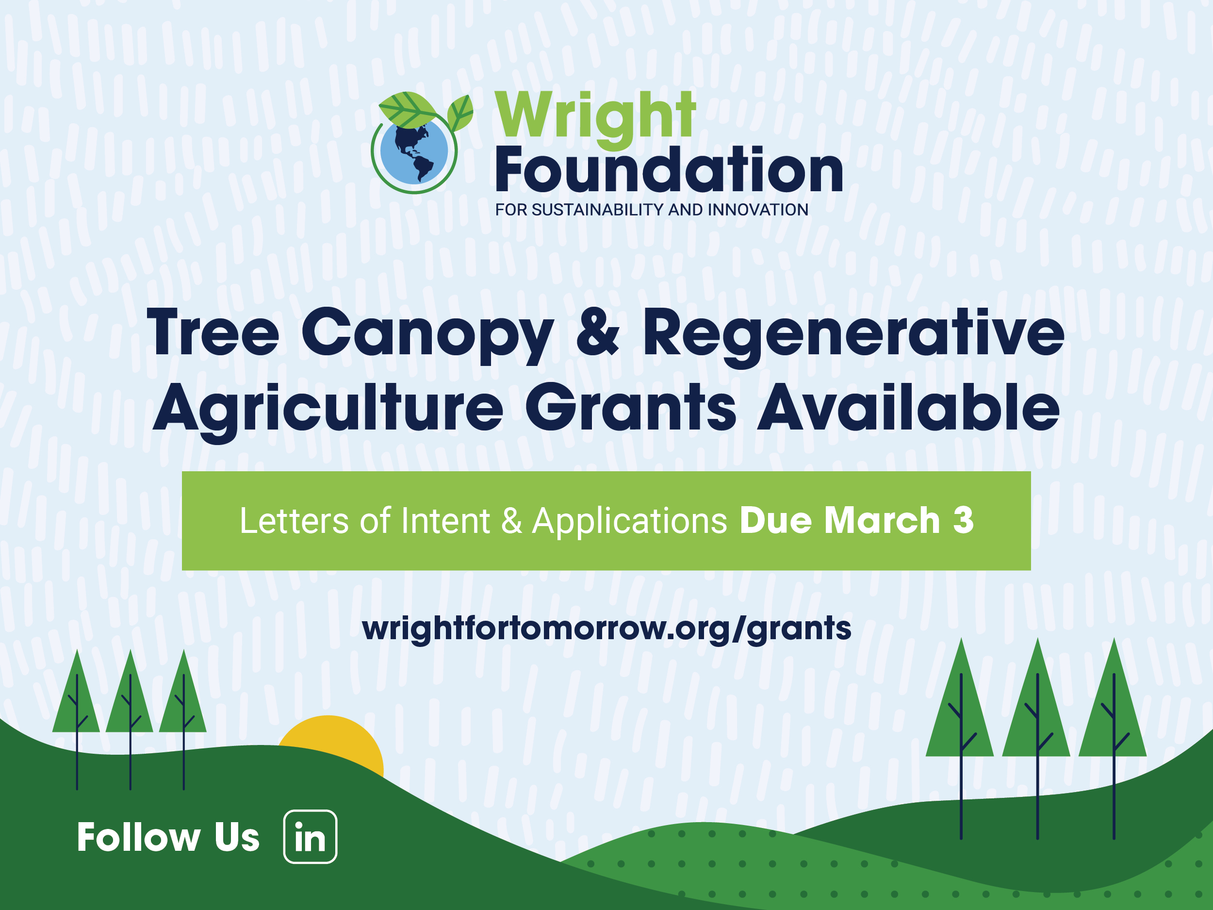 Wright Foundation for Sustainability and Innovation Funding 200,000 in